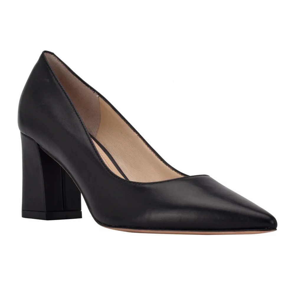 Marc Fisher Zala Block Heel Pointy Toe Pump